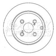Key Parts Rear Brake Discs & Pads fits Toyota Corolla 2001-2007 1.4 1.8 2.0