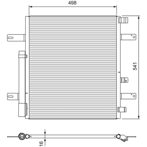 Valeo Air Conditioning Condenser 815061