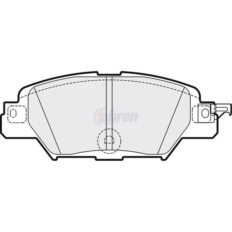 Fahren Front & Rear Pads fits Mazda CX-5 2011-2024 2.0 2.2 2.5