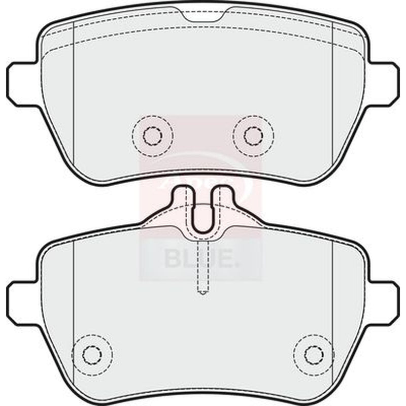 Apec Rear Brake Pad Set fits Mercedes-Benz S-Class 2013-2020
