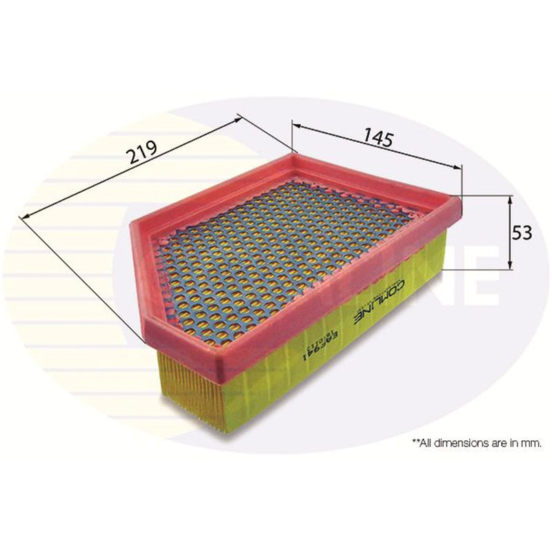 Comline Engine Air Filter fits Ssangyong Actyon II 2012-2013 2.0