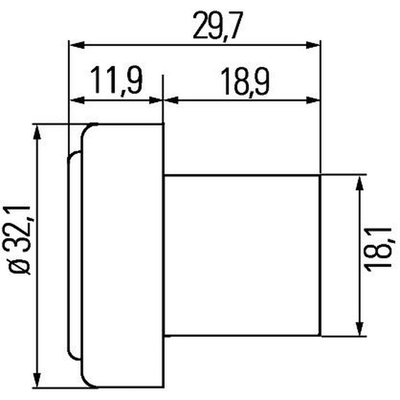Hella Auxiliary Direction Indicator Lateral Mounting Connectors