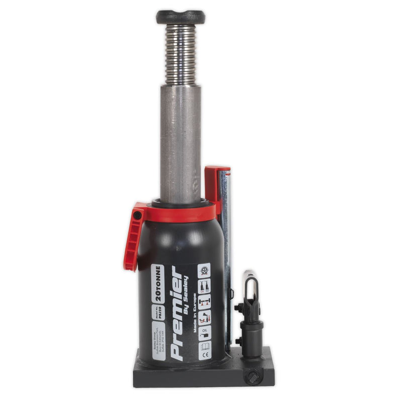 Sealey Premier Bottle Jack 20tonne PBJ20 Sealey  - Dynamic Drive