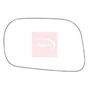 Apec Exterior Wing Mirror Glass Left fits Opel Agila A 2000-2007 1.0 1.2