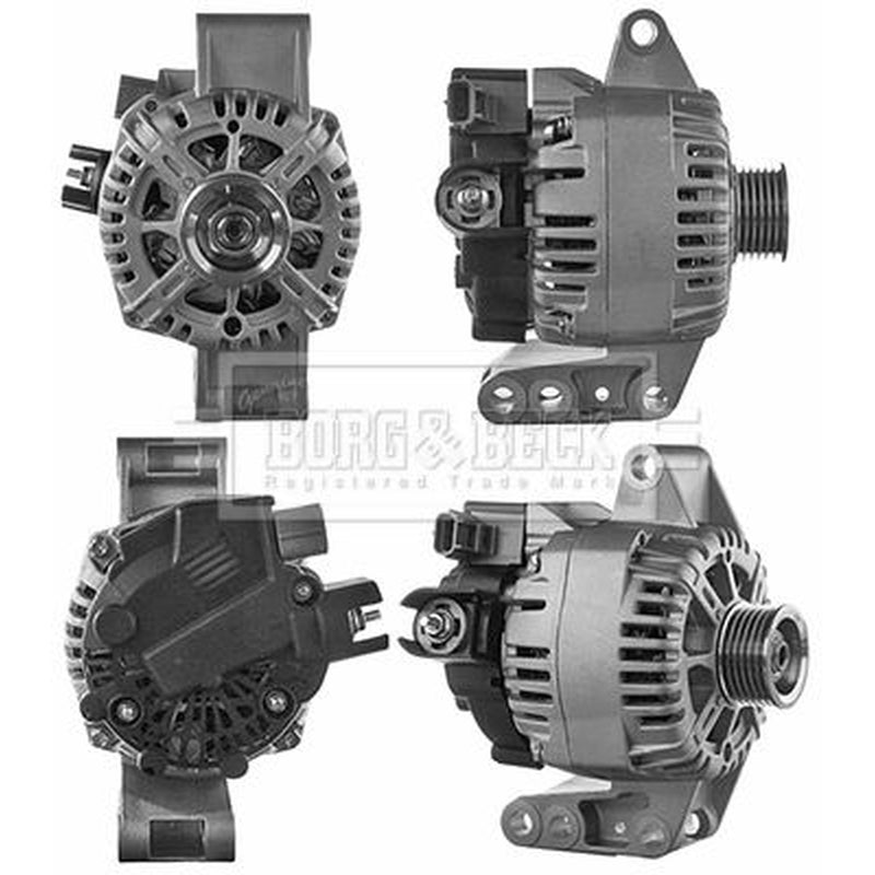Borg & Beck Car Alternator 12V fits Ford Fiesta V 2001-2008 1.3