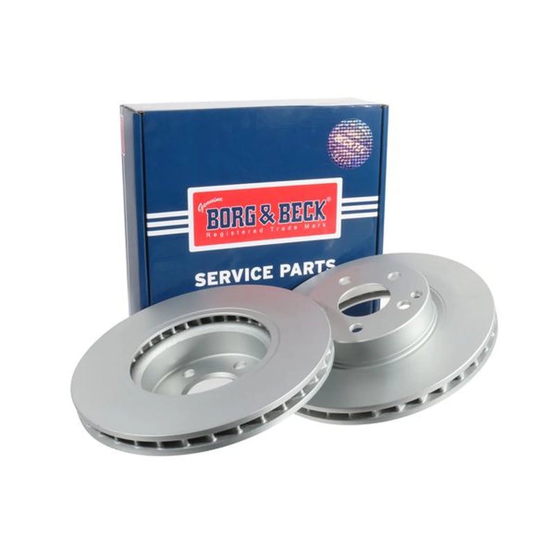 Borg & Beck Front Brake Vented Discs & Pads fits Mercedes-Benz E-Class T-Model
