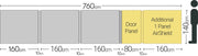 Quest Falcon Pro AirShield 500 Windbreak (3 panels - mid grey) Quest Leisure - Dynamic Drive