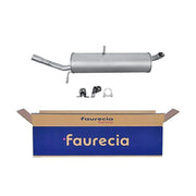 Hella End Silencer Rear fits Citroën C4 2008-2011 1.6
