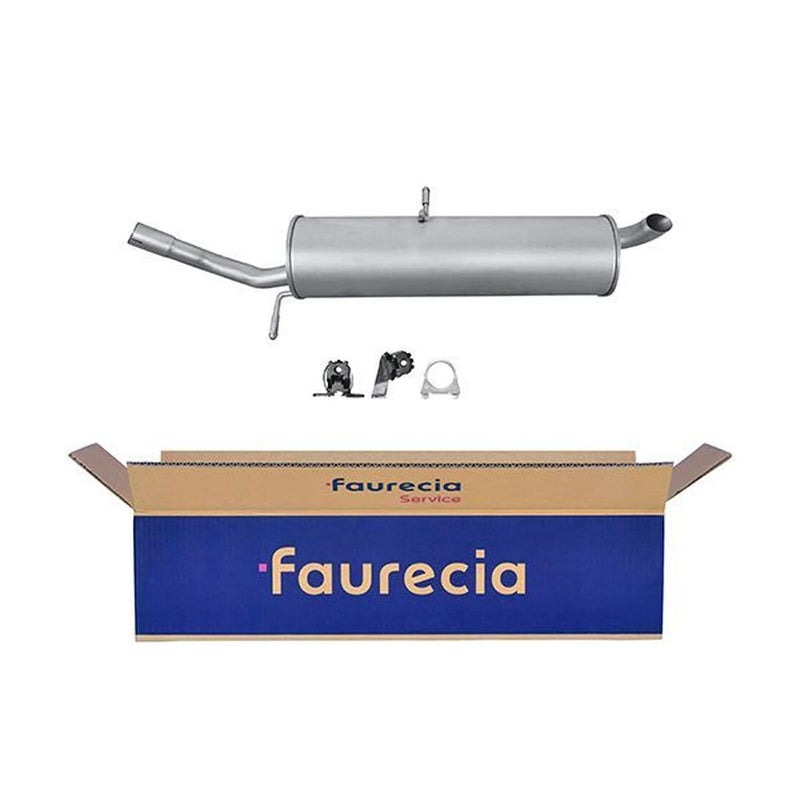 Hella End Silencer Rear fits Citroën C4 2008-2011 1.6
