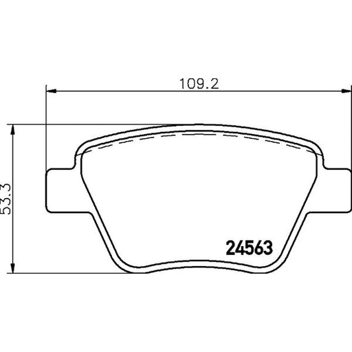 Mintex Front & Rear Pads fits Audi A1 2014-2018