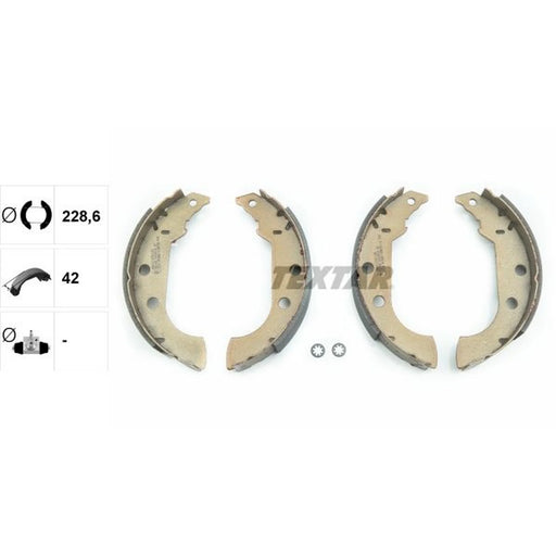 Textar Brake Shoe Set Axle Kit 91038100