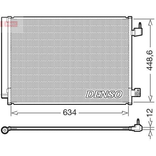 Denso Air Conditioning Condenser fits Mercedes-Benz C-Class 2021-2023