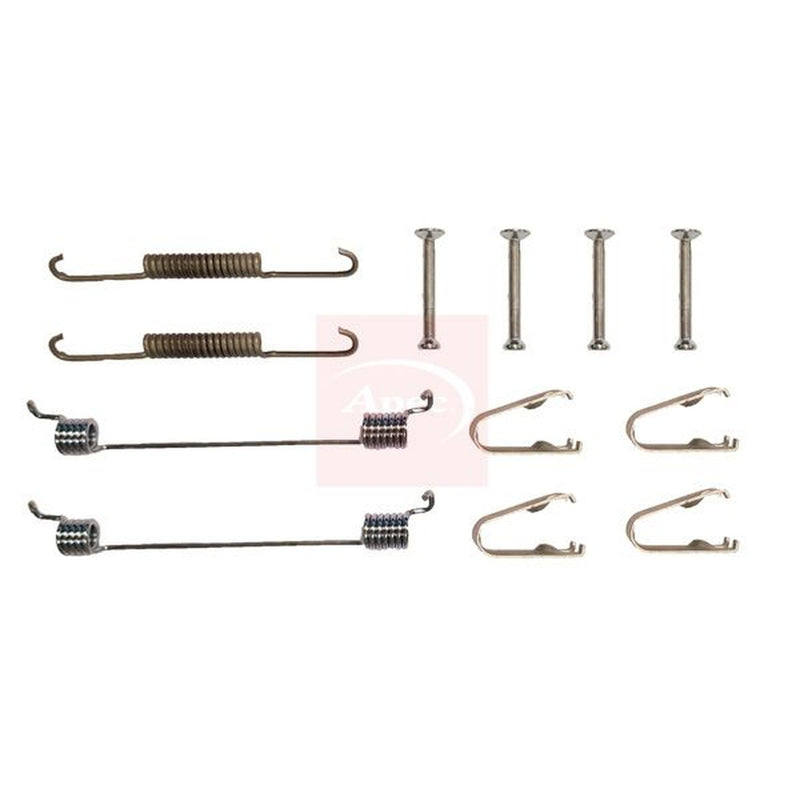 Apec Brake Shoe Accessory Kit Rear fits Fiat Brava 1995-2001 1.4 1.9