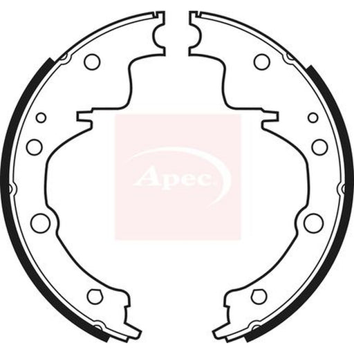 Apec Brake Shoe Set Axle Kit fits Ldv Convoy 1996-2009 2.0 2.4 2.5