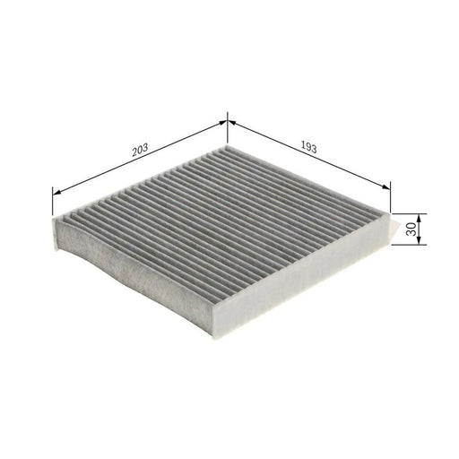 Bosch Cabin Air Filter (Pollen Filter) Rear fits BMW 7 2015-2022