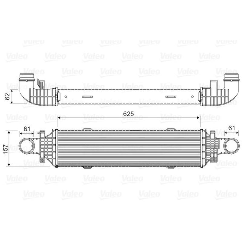 Valeo Intercooler (Charge Air Cooler) 818631