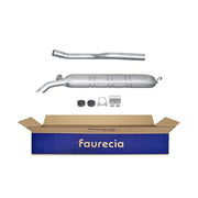 Hella End Silencer Rear fits Mercedes-Benz 124 1984-1989 124.120