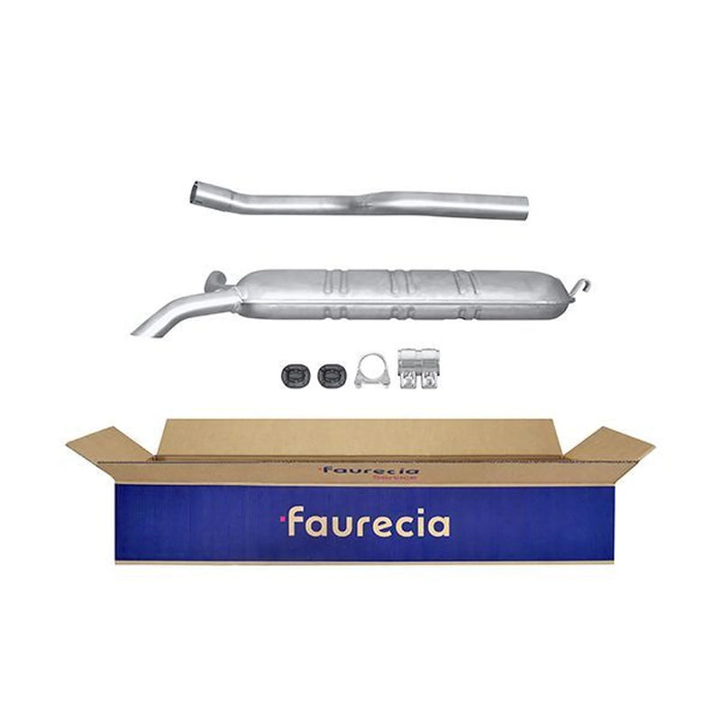Hella End Silencer Rear fits Mercedes-Benz 124 1984-1989 124.120
