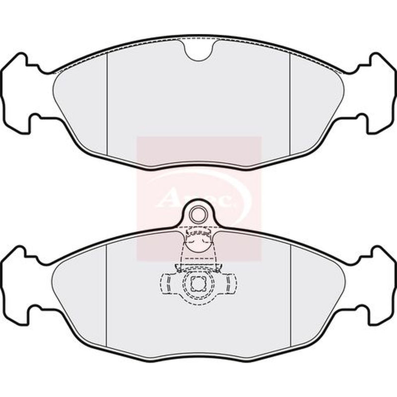 Apec Rear Brake Pad Set fits Aston Martin DB7 Vantage 1994-1999 3.2