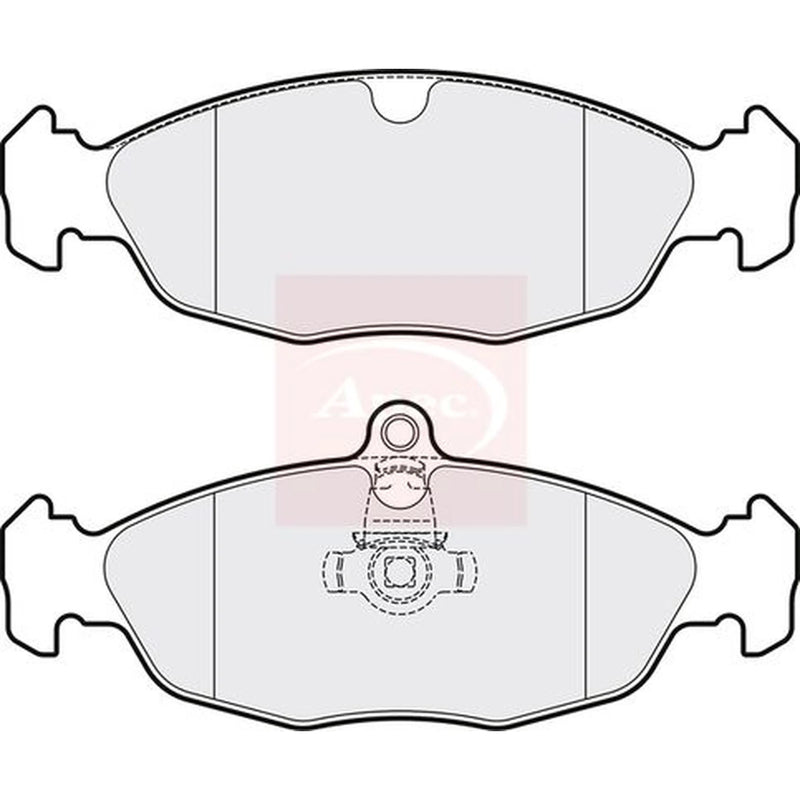 Apec Rear Brake Pad Set PAD982