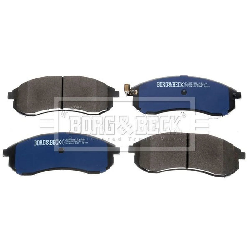 Borg & Beck Front Brake Discs & Pads fits Mitsubishi L200 1996-2007 2.5 2.8 3.0
