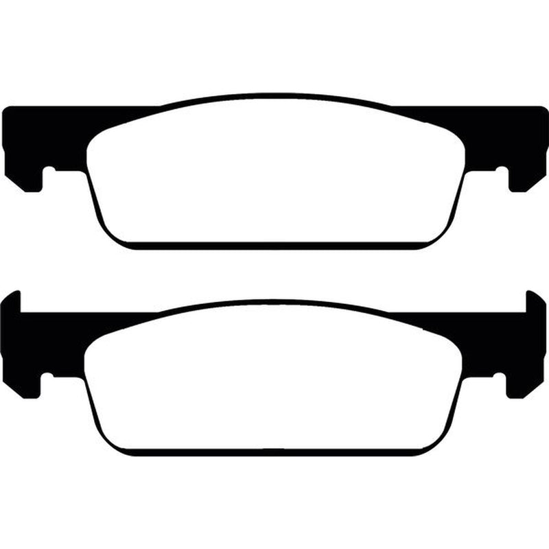 Abtex Front Brake Pad Set fits Dacia Logan II 2012-2013 1.2 1.5 1.6