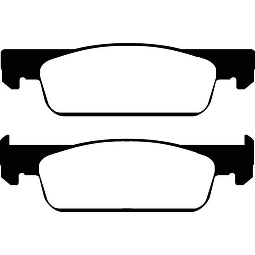 Abtex Front Brake Pad Set fits Dacia Logan II 2012-2013 1.2 1.5 1.6