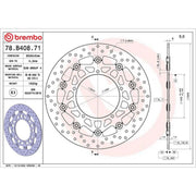 Brembo 2 x Front Floating Brake Disc Brake Discs 78B40871