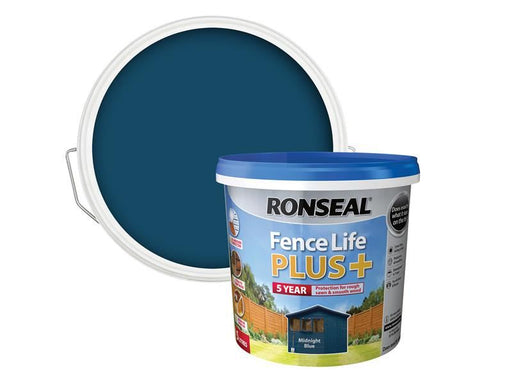 Ronseal Fence Life Plus+ Midnight Blue 5 litre Ronseal - Dynamic Drive