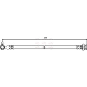 Apec Brake Hydraulic Hose Line Front Left fits Mazda MX-5 1993-1998 1.8