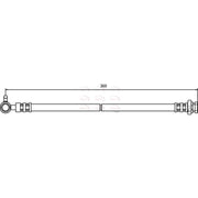 Apec Brake Hydraulic Hose Line Front Left HOS3781
