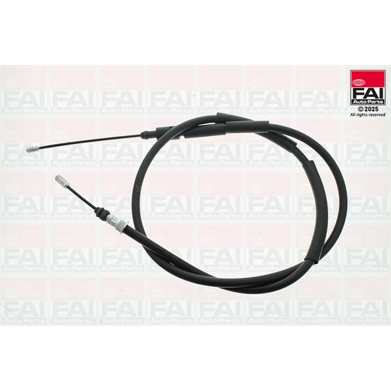 FAI Handbrake Cable Left Rear fits Peugeot 205 1986-1998 1.1 1.9
