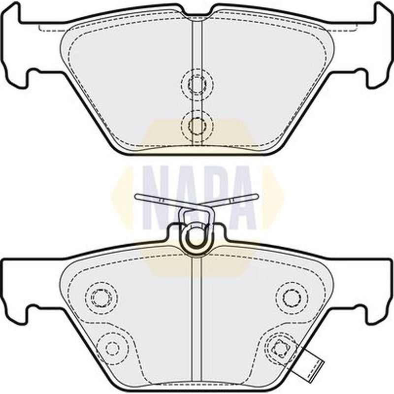 NAPA Rear Brake Pad Set fits Subaru Crosstrek 2023 on 2.0