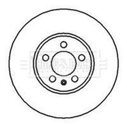 Borg & Beck Front & Rear Brake Discs & Pads fits VW Vento 1992-1998 2.8