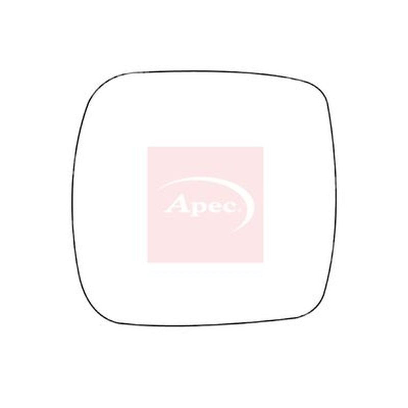 Apec Exterior Wing Mirror Glass both sides fits Renault Kangoo 2008 on 1.5 1.6