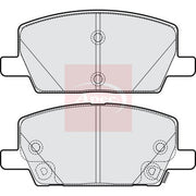 Apec Front Brake Pad Set fits Opel Insignia B Grand Sport 2020 on 1.5