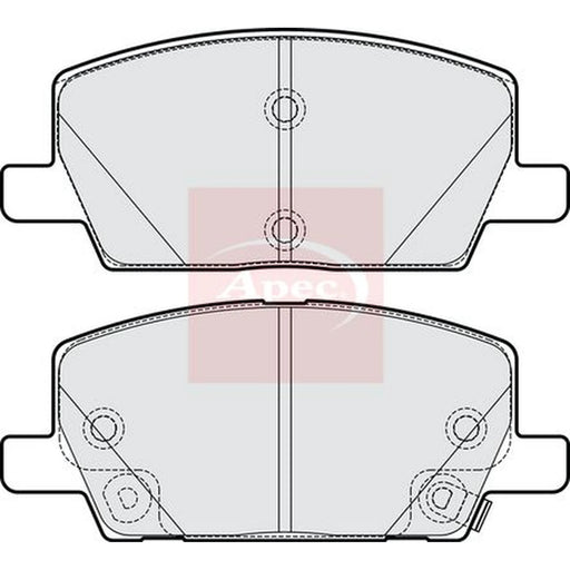 Apec Front Brake Pad Set PAD2242
