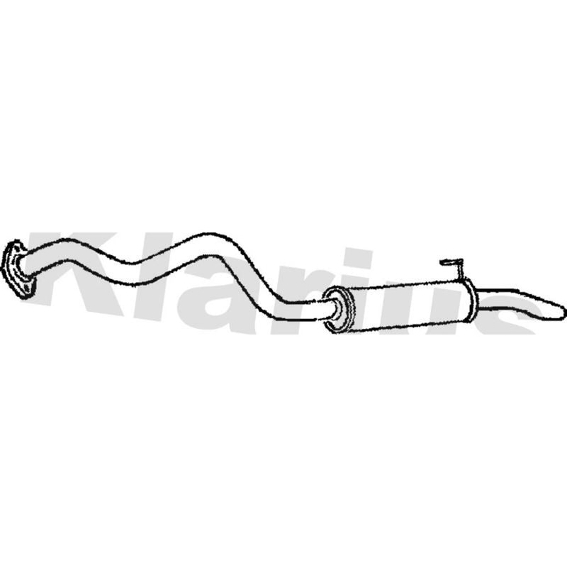 Klarius Box With Tail Pipe Rear fits Toyota Land Cruiser Colorado 1996-2002 3.0