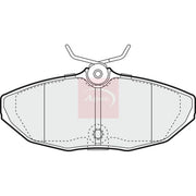 Apec Brake Pad Set