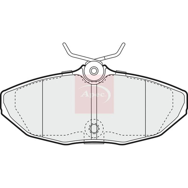 Apec Brake Pad Set PAD1226