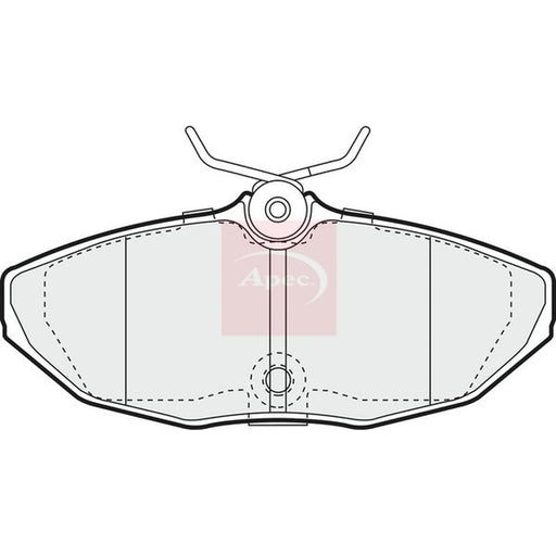 Apec Brake Pad Set PAD1226