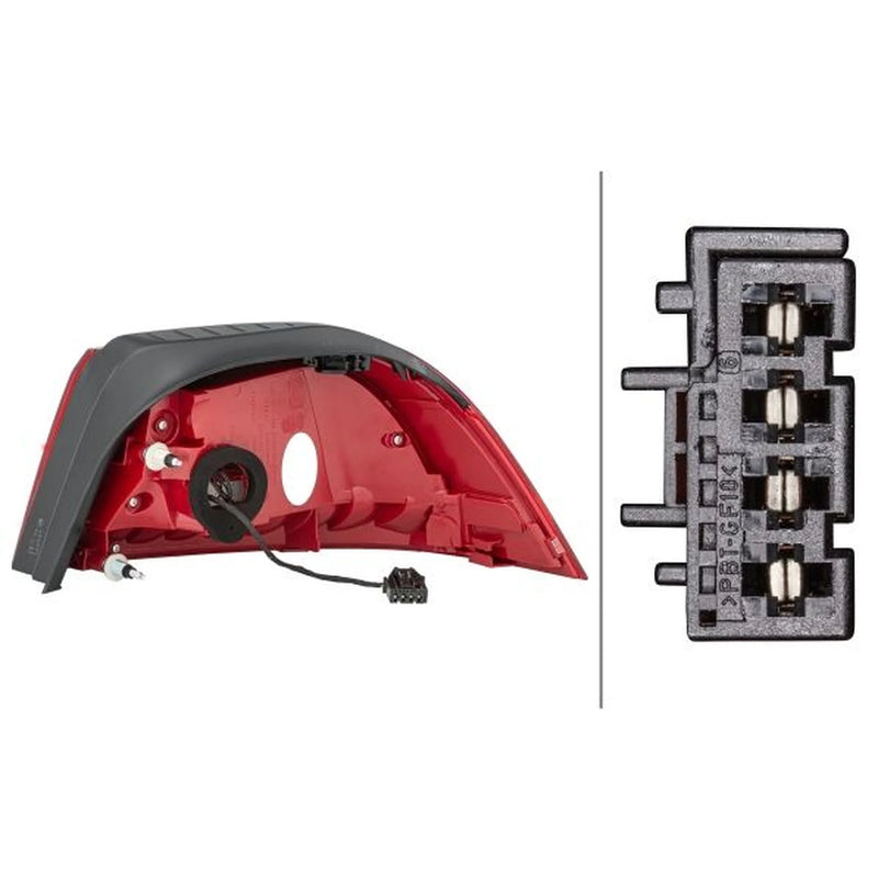 Hella Tail Light / Lamp LED Left fits VW Eos 2006-2015 1.4 2.0 3.6