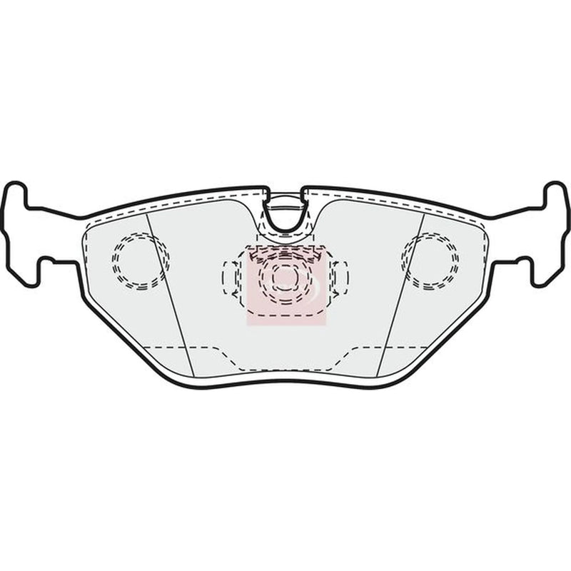Apec Rear Brake Pad Set PAD942