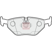 Apec Rear Brake Pad Set fits BMW 5 1995-2004