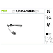 Valeo Electric Window Regulator Lifter Right Rear 851815