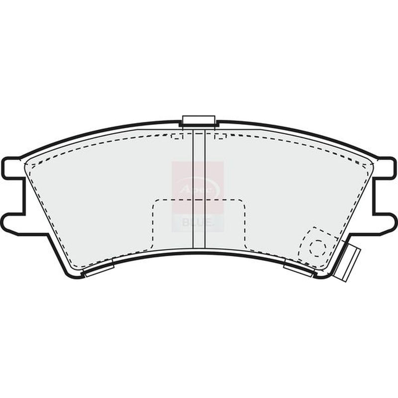 Apec Front Brake Pad Set fits Hyundai Amica / Atoz 1998-2003 1.0