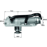 Mahle Thermostat,Coolant fits VW Passat B5.5 2001-2005 1.8 4.0