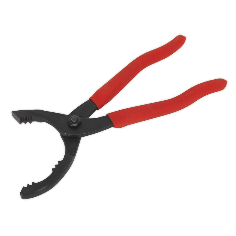 Sealey Oil Filter Pliers Forged54-89mm Capacity AK6412 Sealey - Dynamic Drive