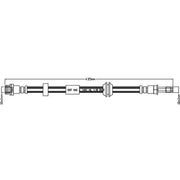 Juratek Brake Hydraulic Hose Line Right JBH1126