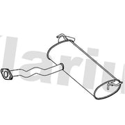 Klarius Box With Tail Pipe Rear fits Hyundai IX35 2010-2015 1.7